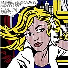 Roy Lichtenstein M-Maybe painting